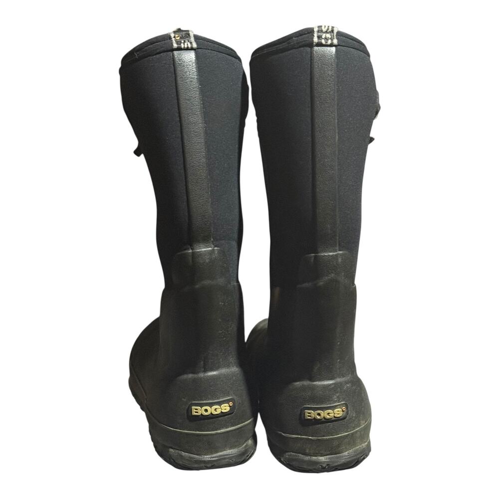 Bogs Classic High Handles Black Waterproof Insulated Boots Women's Size 10 -40 - Picture 6 of 9